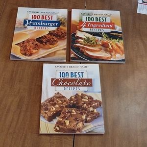 Lot of 3 Favorite Brand Name Cookbooks